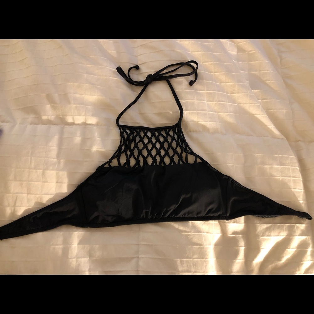 Black swim top